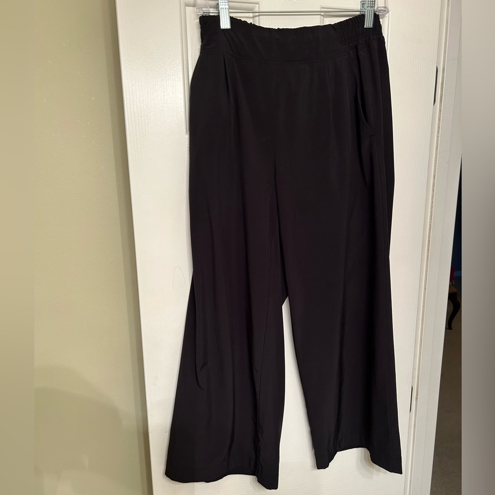 Athleta Black Wide Leg Pants